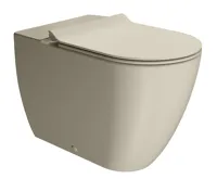 GSI PURA WC mísa kombi spodní/zadní odpad, Swirlflush, 36x63cm, creta dual-mat