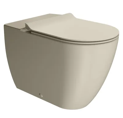 GSI PURA WC mísa kombi spodní/zadní odpad, Swirlflush, 36x63cm, creta dual-mat