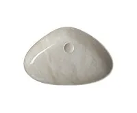 SAPHO DALMA keramické umyvadlo na desku, 58,5x39cm, marfil (1)