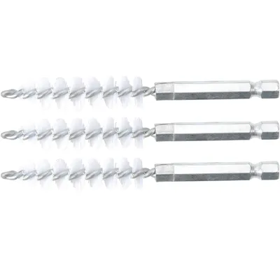 BGS Kartáče nylonové, sada 3 ks , 12 mm, 6.3 mm (1/4") Drive, 3 pcs.