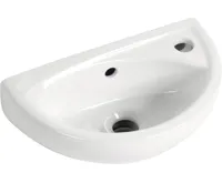 CREAVIT OVAL keramické umývátko 39x23cm, bílá