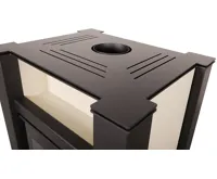 HS Flamingo Krbová kamna AQUAFLAM VARIO ® LEND 11/5kW krémová, elektronická regulace (24)