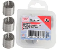 BGS Vložky náhradní M24 x 2,0; 3 ks BGS Vložky náhradní M24 x 2,0; 3 ks