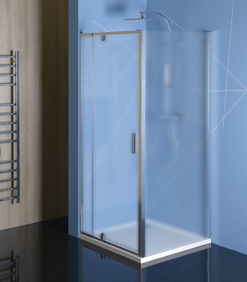 POLYSAN EASY obdélník/čtverec sprchový kout pivot dveře 900-1000x900mm L/P varianta, brick sklo