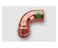 CU solární koleno 90° 9001-15- lisovací F/M