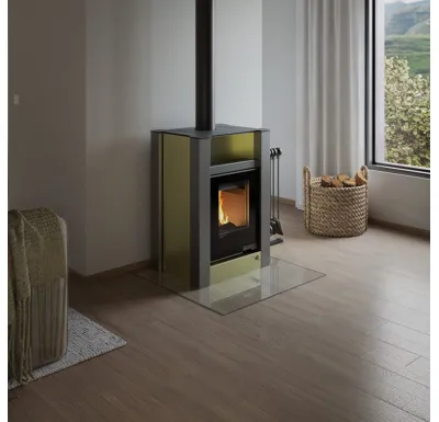 HS Flamingo Sklo pod kamna - Čtverec 1000x1000 mm / 6 mm