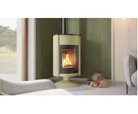 HS Flamingo Krbová kamna MASTERFLAMME ® Grande II, olivová (22)