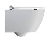 GSI PURA závěsná WC mísa, Swirlflush, 36x50cm, bílá dual-mat (4)