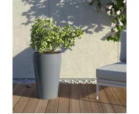 Granisil granitový květináč MONTI 55 cm Bílý (7)