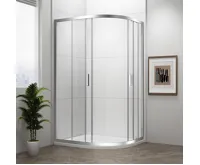 POLYSAN EASY čtvrtkruhová sprchová zástěna 1200x800mm, L/R, čiré sklo (3)