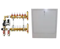 KIIPTHERM sestava rozdělovače PROFI 5P -  5 okruhů a skříně podomítkové