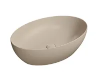 GSI PURA keramické umyvadlo na desku, 60x42cm, creta mat GSI PURA keramické umyvadlo na desku, 60x42cm, creta mat