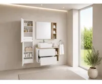 Aira desk, koupelnová deska na skříňku, dub, 1210 mm (2)