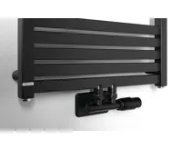 BRUCKNER GRUNT otopné těleso rovné 500x1610 mm, středové připojení, černá mat (6)