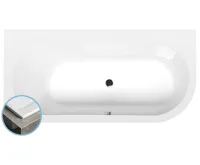 POLYSAN ASTRA L SLIM asymetrická vana 165x80x48cm, bílá POLYSAN ASTRA L SLIM asymetrická vana 165x80x48cm, bílá