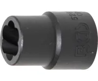BGS Hlavice nástrčná / hlavice pro povolení poškozených šroubů, 12,5 mm (1/2&quot;), 13 mm