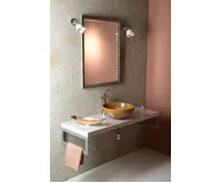 SAPHO ANTEA stojánková umyvadlová baterie vysoká s výpustí, výška 300mm, chrom/zlato (5)