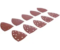 BGS Papíry brusné pro multifunkční brusku, 145x100 mm, K 40 - 400, 25dílná