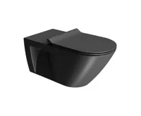 GSI COMMUNITY závěsná WC mísa, Swirlflush, 36x70cm, černá dual-mat (2)