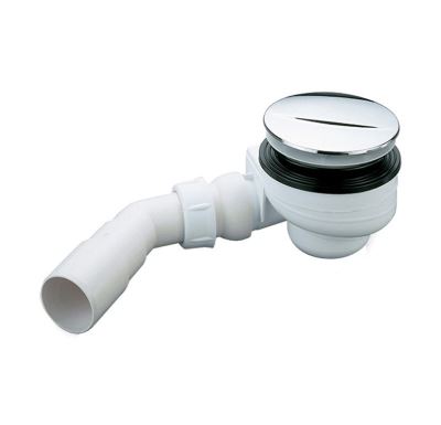 Sifon pro sprchové vaničky Turboflow 1, Ø90 mm, bílá