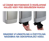 CATA automatický tryskový osoušeč rukou EMPIRE TORNADO, abs plast, stříbrný mat (1)