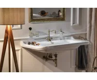 KERASAN WALDORF keramické umyvadlo 120x55cm, bílá (4)