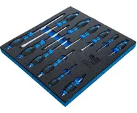 BGS Vložka do dílenského vozíku 2/3: sada šroubováků, 12dílná (1)