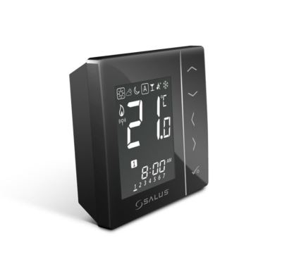 SALUS Bezdrátový digitální pokojový termostat 4v1 - černý VS20BRF, Systém SMART HOME