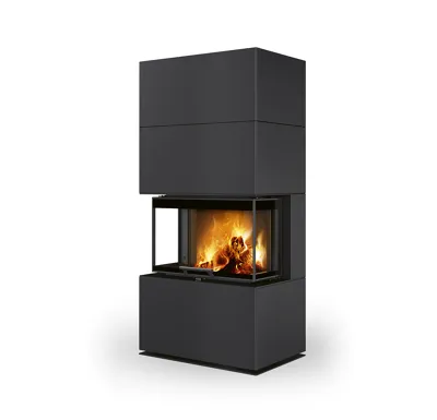 ROMOTOP Designový krb CARA C 30 s děleným sklem, plech