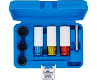 BGS Sada nástrčných hlavic a nástrčných klíčů se spirálovým profilem , hnací vnitřní čtyřhran (4)