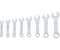 BGS Klíče očkoploché extra krátké 3/8" - 7/8", sada 8 dílů (2)