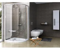 Ravak sprchový kout čtvrtkruh PSKK3-90 bílá+transparent Ravak sprchový kout čtvrtkruh PSKK3-90 bílá+transparent