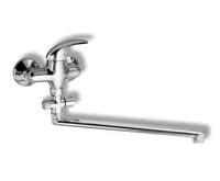 NOVASERVIS Paneláková baterie bez příslušenství 100 mm Metalia 55 chrom - 55073/1,0