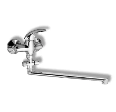 NOVASERVIS Paneláková baterie bez příslušenství 100 mm Metalia 55 chrom - 55073/1,0