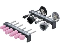 BGS Sada brusných kamenů a ocelového drátu / plastového kartáče | 12 ks. (2)