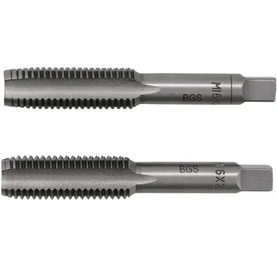 BGS Sada závitníků, předřezávací a dokončovací závitník, M6 x 2,0, 2dílná