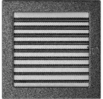 HS Flamingo Krbová mřížka 22x22 BASIC staré stříbro s žaluzií