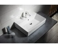 ISVEA SISTEMA keramické umyvadlo 60x42cm, bílá (7)