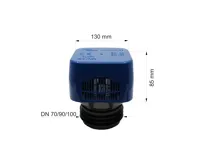 Přivzdušňovací ventil potrubí třídy Al Ventilair, DN 70/80/100, průt. vzduchu 33l/s (1)