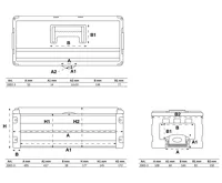 BGS Nástavec pro kufr na nářadí s pevným pouzdrem, 2 zásuvky, pro BGS 2002 (7)