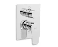 NOVASERVIS Vanová sprchová baterie s přepínačem Titania Nice chrom - 97050R,0