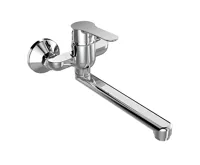 Dřezová nástěnná baterie ,Zuna, 100 mm, s ramínkem plochým rovným 210 mm, chrom Dřezová nástěnná baterie ,Zuna, 100 mm, s ramínkem plochým rovným 210 mm, chrom