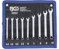 BGS Sada očkoplochých klíčů, 4 - 10 mm, 9dílná BGS Sada očkoplochých klíčů, 4 - 10 mm, 9dílná