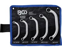 BGS Klíče očkové 1/4"-7/8", "C" profil, 5 dílů sada BGS Klíče očkové 1/4"-7/8", "C" profil, 5 dílů sada