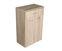 AQUALINE ZOJA/KERAMIA FRESH skříňka spodní se zásuvkou 50x78x29cm, dub platin (3)