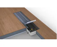 BOKI InFloor Konvektor s ventilátorem 24 V nerez F1S-20-090-08-11