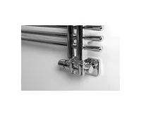 SAPHO TWIN COMBI připojovací sada ventilů termostatická pro středové připojení, levá, chrom (1)