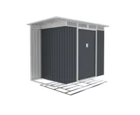 Zahradní domek HYPNOS A 3,65 m2 antracit + podlahová konstrukce HYPNOS A IWH-10230028 Zahradní domek HYPNOS A 3,65 m2 antracit + podlahová konstrukce HYPNOS A IWH-10230028