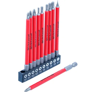 BGS Sada protiskluzových bitů,  magnetická,  110 mm,  10dílná BS20812