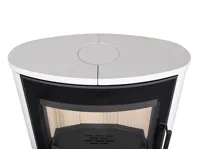 ROMOTOP Otočná krbová kamna STROMBOLI G T Keramika, Celoprosklená dvířka (2)